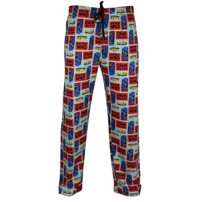 Doctor Who Pajama Lounge Pants for Men