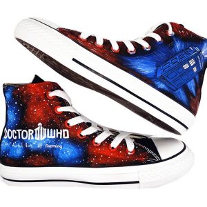 Doctor Who Hand Painted Shoes