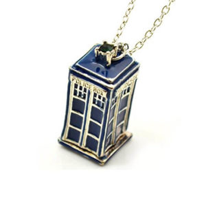 TARDIS 'Public Call Office' Necklace