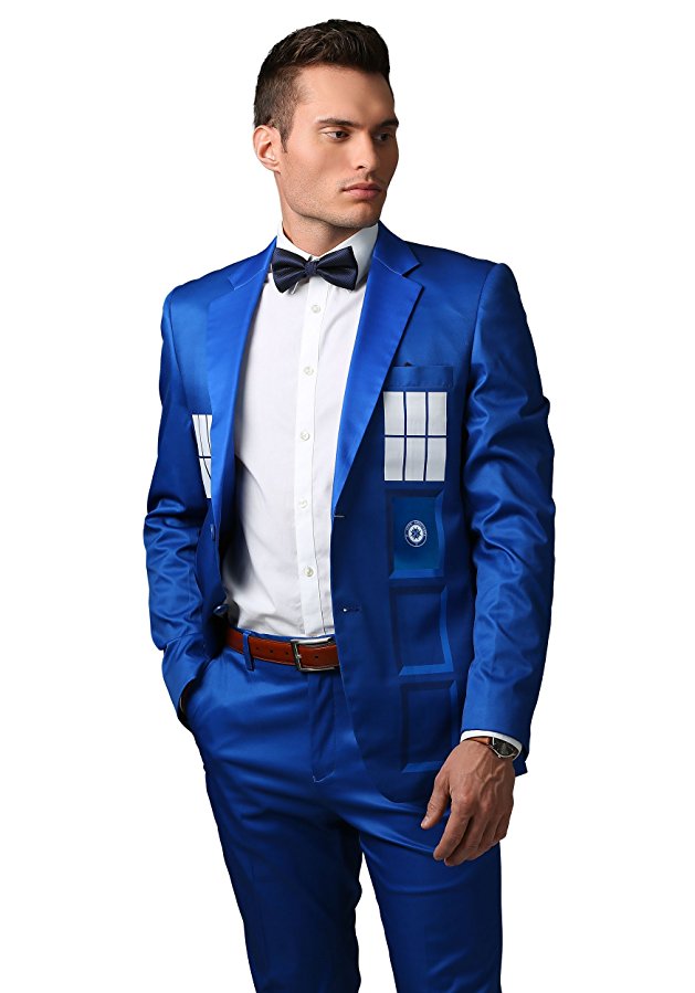 TARDIS themed formal suit